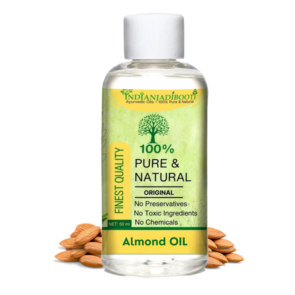 Almond Edible (Cold Pressed) (Oil) - Badam (Tel) (Tailam) by IndianJadiBooti - indianjadibooti