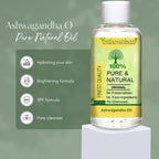 Ashwagandha Edible (Roots) (Oil) - Ashvagandha (Jadd) (Tel) - Asgandh Nagori (Tailam) - Indian Ginseng - Winter Cherry - Vajigandha - Withania Somnifera by IndianJadiBooti - indianjadibooti