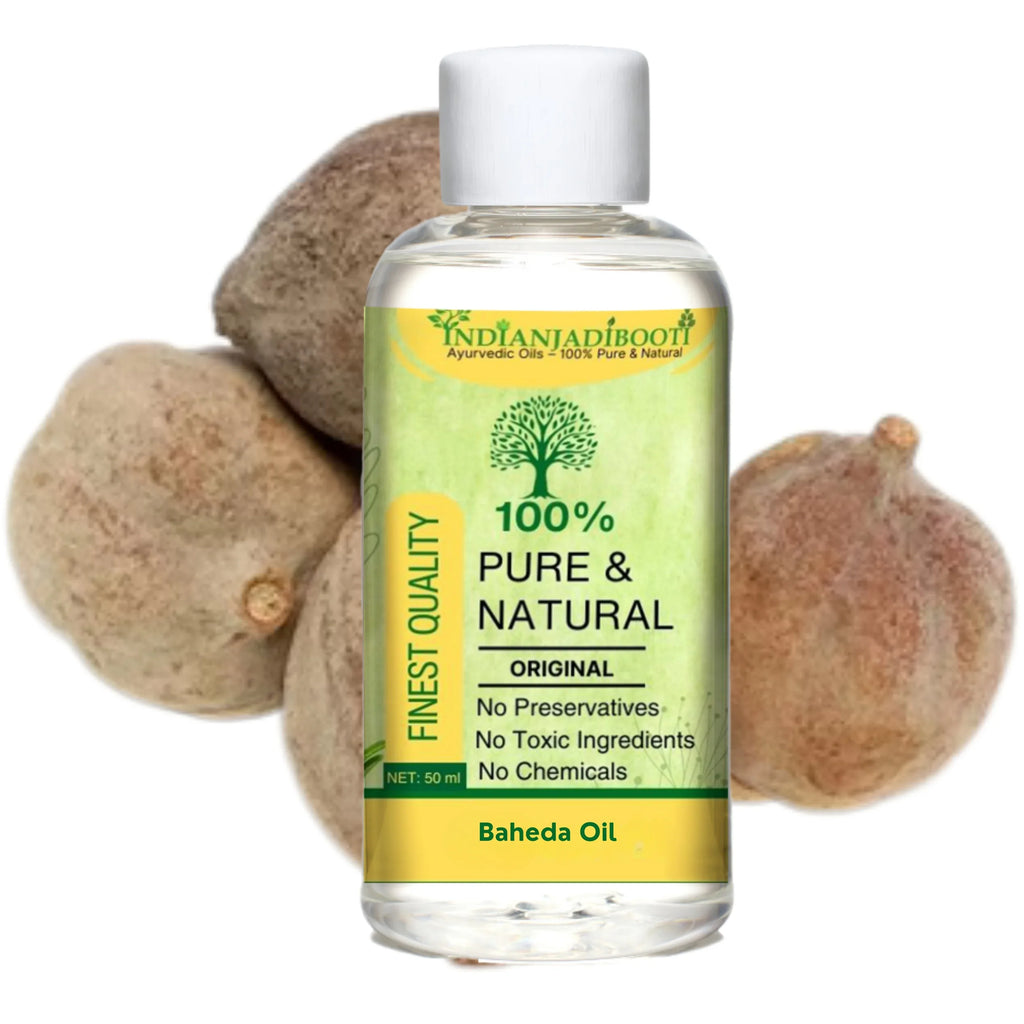 Baheda Edible (Oil) - Bahera (Tel) - Bibhitaki (Tailam) - Belliric Myrobalan - Terminalia Bellirica by IndianJadiBooti - indianjadibooti