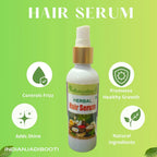 Herbal Hair Serum [100 ML] for for Silky, Tangle Free & Frizz-Free Hair by IndianJadiBooti - indianjadibooti