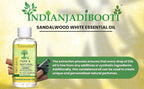 Sandalwood (White) Essential (Oil) - Safed Chandan (Tel) - Santalum Album by IndianJadiBooti - indianjadibooti