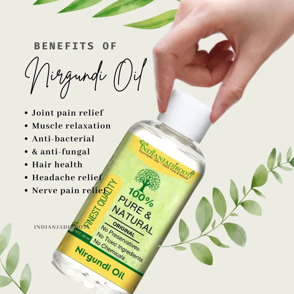 Nirgundi Edible (Oil) - Renuka (Tel) - Sambhalu (Tailam) - Chaste - Nigandh Bavri - Nirgund - Vitex Negundo by IndianJadiBooti - indianjadibooti