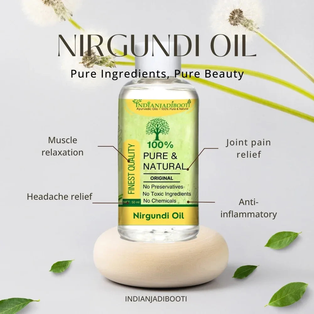 Nirgundi Edible (Oil) - Renuka (Tel) - Sambhalu (Tailam) - Chaste - Nigandh Bavri - Nirgund - Vitex Negundo by IndianJadiBooti - indianjadibooti