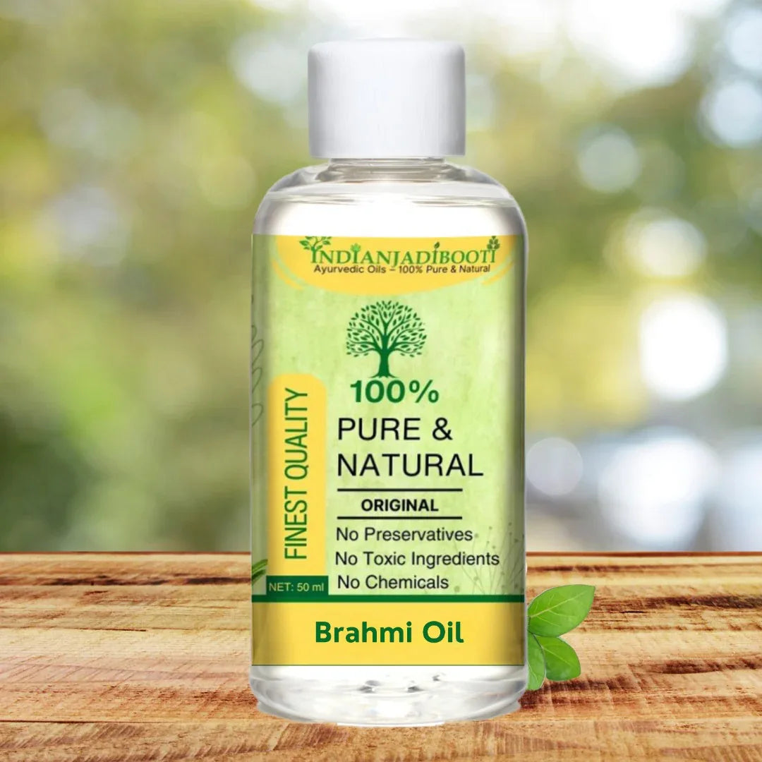 Brahmi Leaves Edible (Cold Pressed) (Oil) - Brahmi Booti (Tel) - Jal Brahmi - Neer Brahmi - Saraswati - Water Hyssop - Bacopa Monnieri by IndianJadiBooti - indianjadibooti