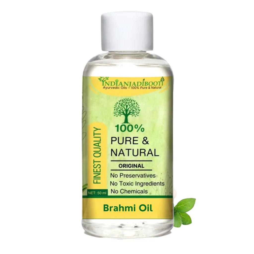 Brahmi Leaves Edible (Cold Pressed) (Oil) - Brahmi Booti (Tel) - Jal Brahmi - Neer Brahmi - Saraswati - Water Hyssop - Bacopa Monnieri by IndianJadiBooti - indianjadibooti