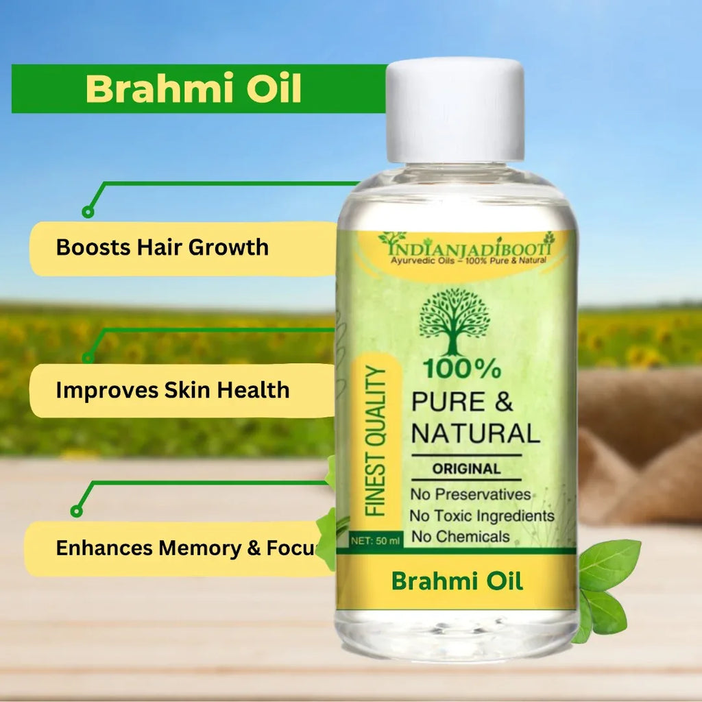 Brahmi Leaves Edible (Cold Pressed) (Oil) - Brahmi Booti (Tel) - Jal Brahmi - Neer Brahmi - Saraswati - Water Hyssop - Bacopa Monnieri by IndianJadiBooti - indianjadibooti