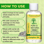 Camphor (Essential) (Oil) - Kapoor (Tel) - Karpuram (Tailam) - (Pure and Natural) (Steam Distilled for Skin, Hair and Aromatherapy) - (Mosquito Repellent) by IndianJadiBooti - indianjadibooti