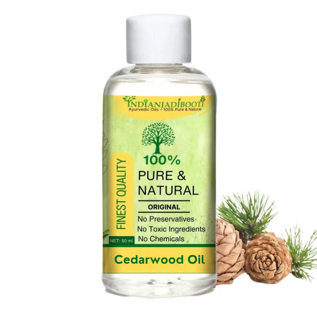 Cedarwood (Essential) (Oil) (Tel) (Tailam)- Pure And Natural Aromatherapy Oil For Grounding, Relaxation, And Topical Application by IndianJadiBooti Secondary image