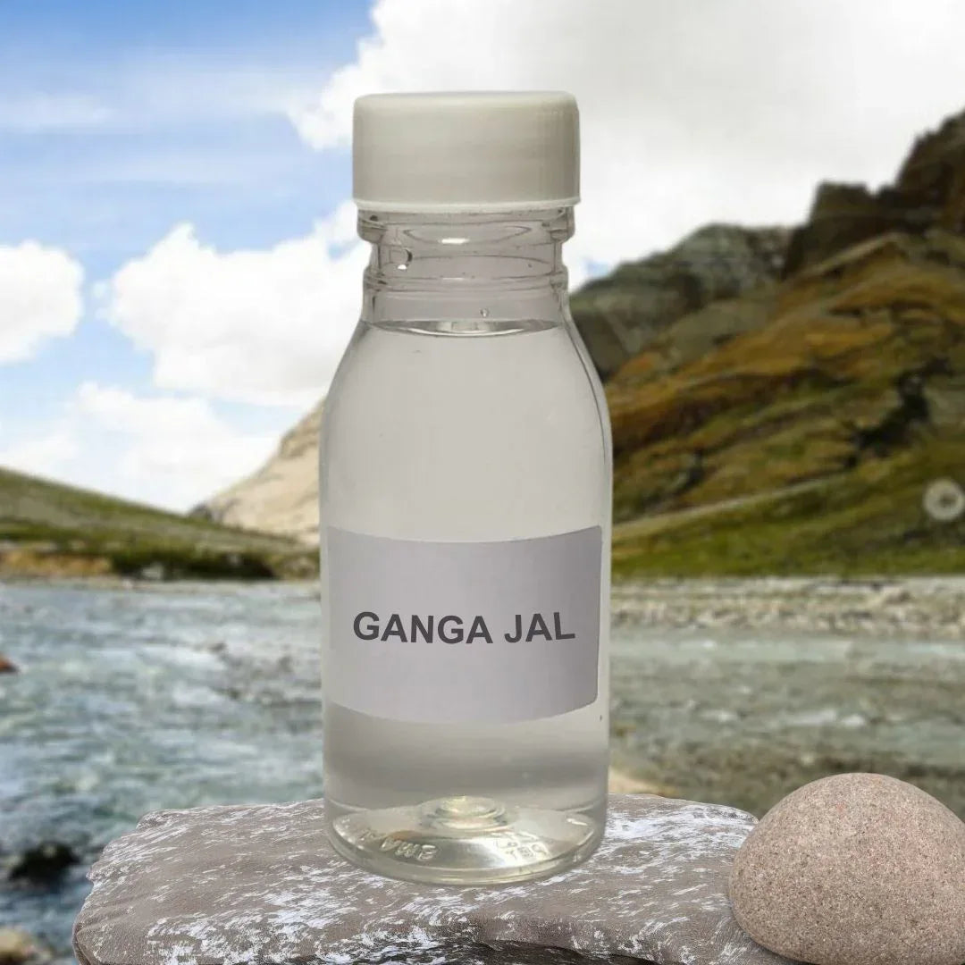 Ganga Jal [Bottle : 30 ml Each] (Pure & Natural) - Gangajal - Holy Water - Sacred Puja Essential by Indianjadibooti - indianjadibooti