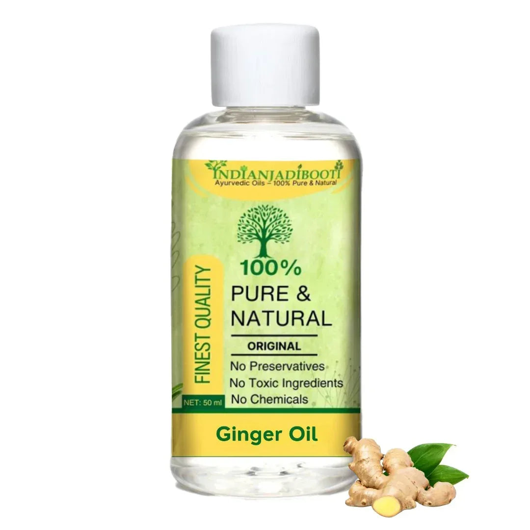 Ginger Edible (Essential) (Oil) - Sonth (Tel) - Sunthi (Tailam) - Zanjabeel - Sooth - Zingiber Officinale by IndianJadiBooti - indianjadibooti Main image
