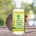 Grapeseed Edible (Cold Pressed) (Carrier) (Oil) - Angoor Beej (Tel) - Angur Beej (Tailam) - Vitis Vinifera by IndianJadiBooti - indianjadibooti