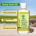 Hemp (Seeds) Edible (Cold Pressed) (Carrier) (Oil)-(100% Pure and Natural) - Bhang (Beej) (Tel) - Sabaj - Vijaya (Tailam) - Shivpriya - Cannabis Sativa by IndianJadiBooti - indianjadibooti