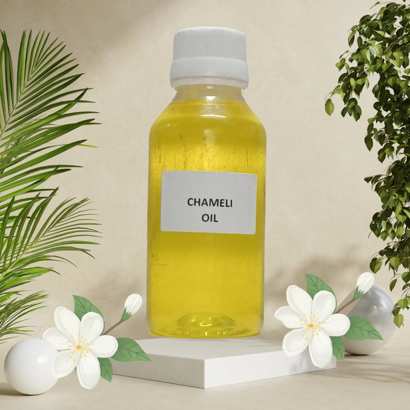 Jasmine (Essential) (Oil) - Chameli (Tel) - Jati (Tailam) - Yasmin - Malti - Malati - Yuthika - Jasminum Officinale - Jasminum Grandiflorum by IndianJadiBooti - indianjadibooti