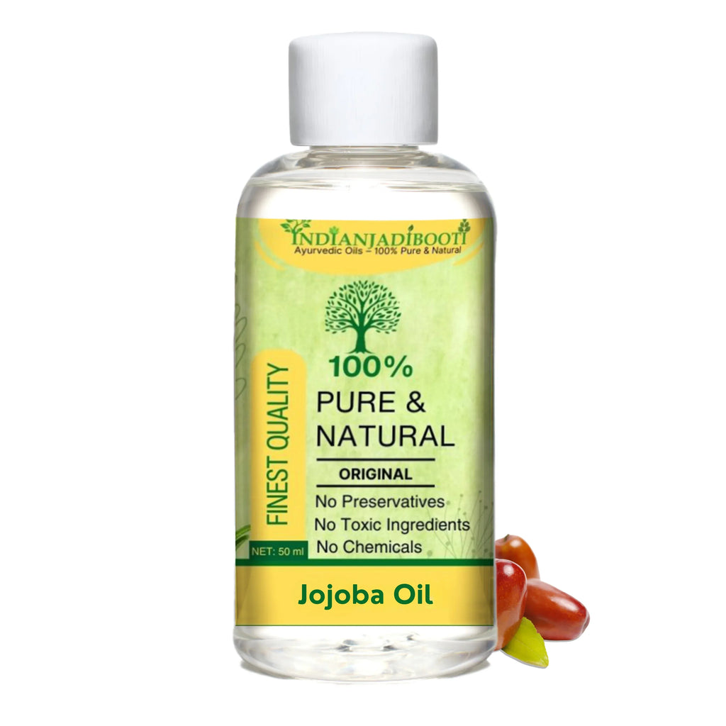 Jojoba Edible (Essential) (Oil) - Simmondsia Chinensis (Tel) (For Skin Care & Hair Care) by IndianJadiBooti - indianjadibooti