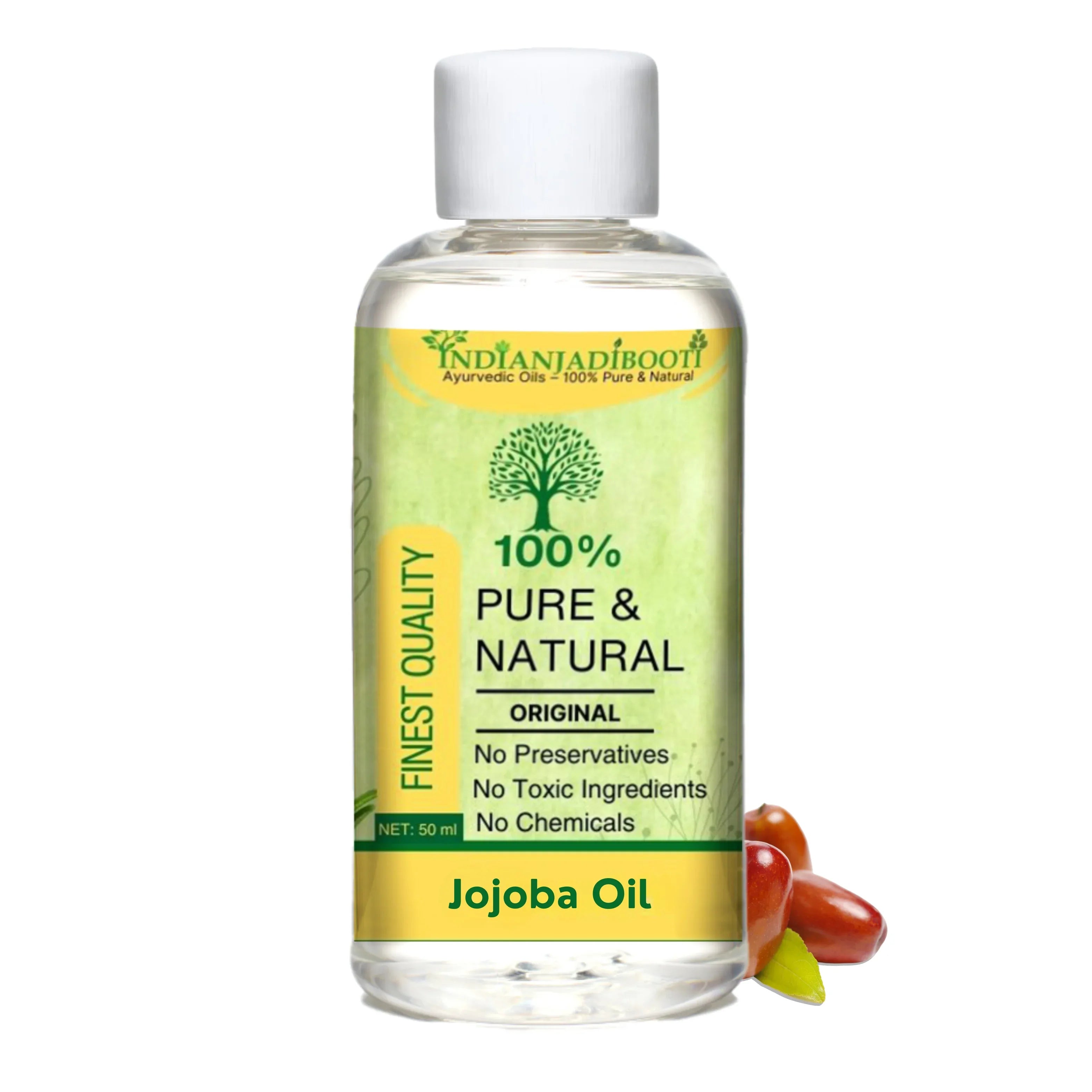 Jojoba Edible (Essential) (Oil) - Simmondsia Chinensis (Tel) (For Skin Care & Hair Care) by IndianJadiBooti - indianjadibooti