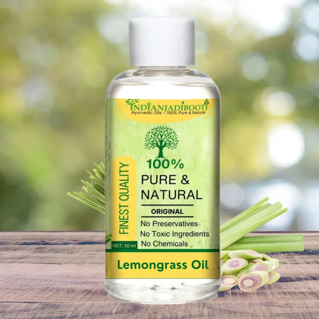 Lemon Grass Edible (Essential) (Oil) - Jarakush (Tel) - Fever Grass - Cymbopogon Citratus by IndianJadiBooti - indianjadibooti