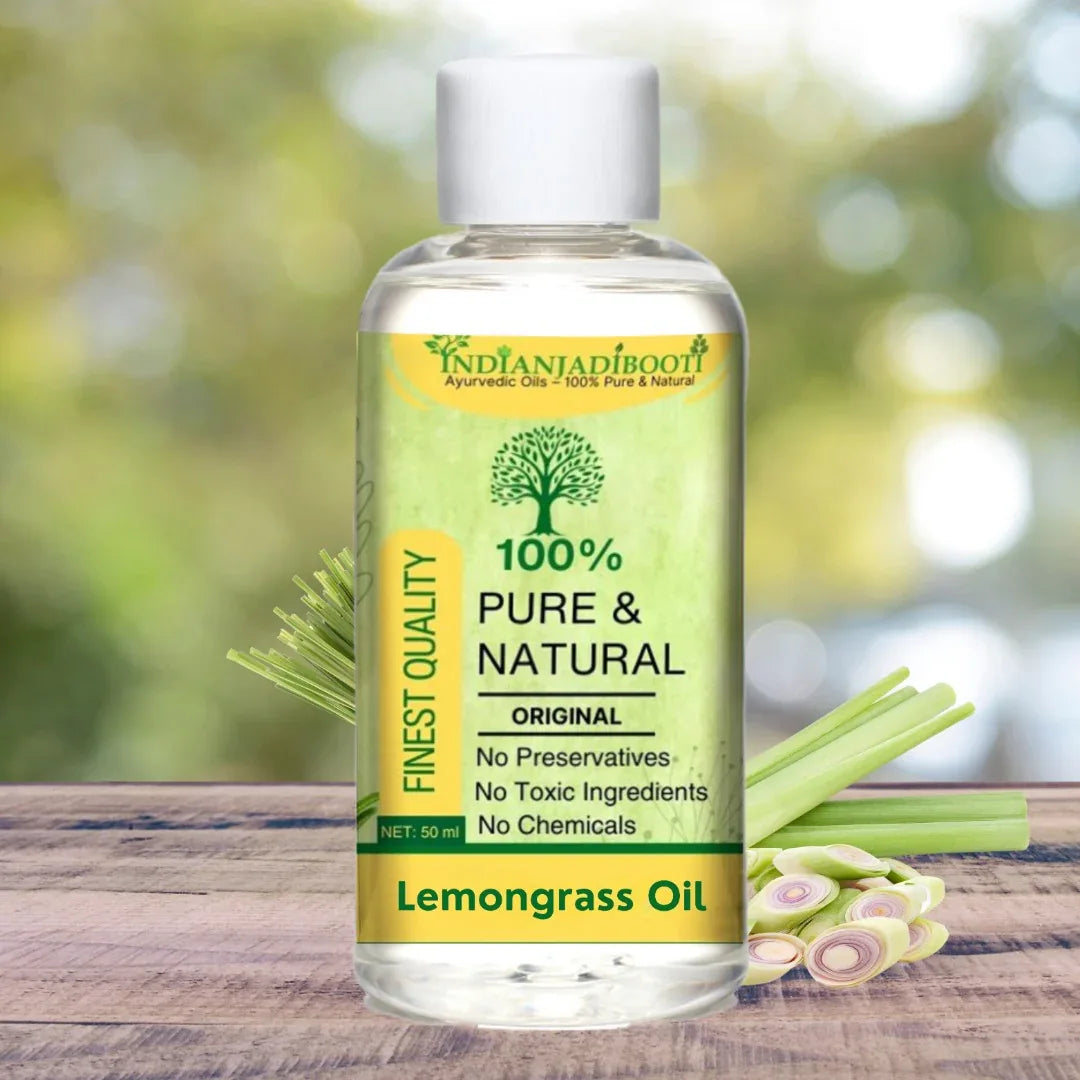 Lemon Grass Edible (Essential) (Oil) - Jarakush (Tel) - Fever Grass - Cymbopogon Citratus by IndianJadiBooti - indianjadibooti