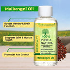 Malkangani Edible (Cold Pressed) (Oil) - Jyotishmati (Tel) - Celastrus Paniculatus - (Natural Therapeutic Grade) by IndianJadiBooti - indianjadibooti