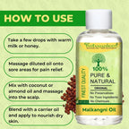 Malkangani Edible (Cold Pressed) (Oil) - Jyotishmati (Tel) - Celastrus Paniculatus - (Natural Therapeutic Grade) by IndianJadiBooti - indianjadibooti