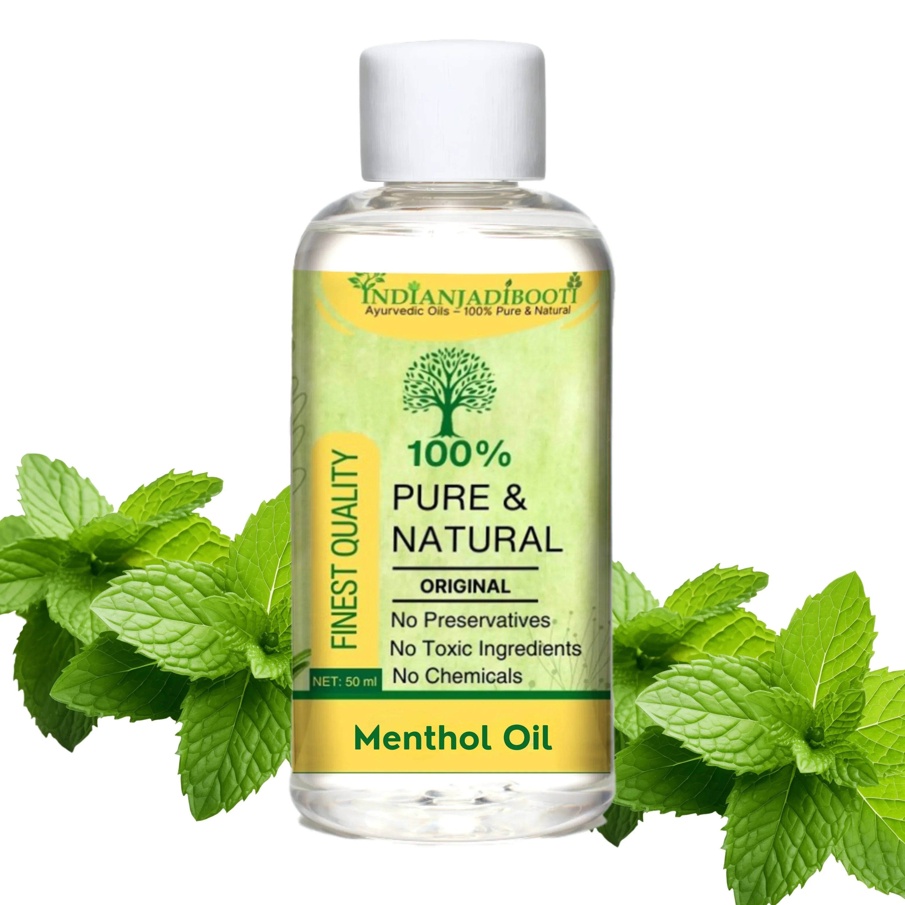 Menthol Edible (Essential) (Oil) - Peppermint (Tel) - Mentha Piperita (Tailam) by IndianJadiBooti - indianjadibooti Main image