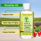 Rosehip Edible (Cold Pressed) (Carrier) (Oil) - Rose Hip (Tel) - Rose Haw - Rose Hep - Rosa Canina by IndianJadiBooti - indianjadibooti