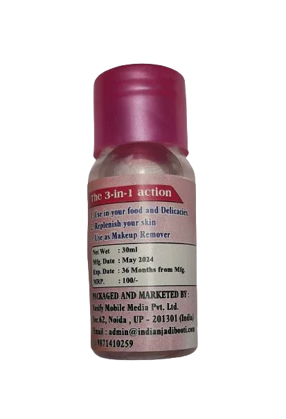 Gulab Jal - Gulaab Jal - Gulabjal - Rose Water - Arq Gulab - Gulab Ark (Steam Distilled :: 100% Pure & Natural, No Chemical or Preservative added) [Bottle : 30 ml Each] For Edible, Cosmetics & Pooja use by Indianjadibooti - indianjadibooti