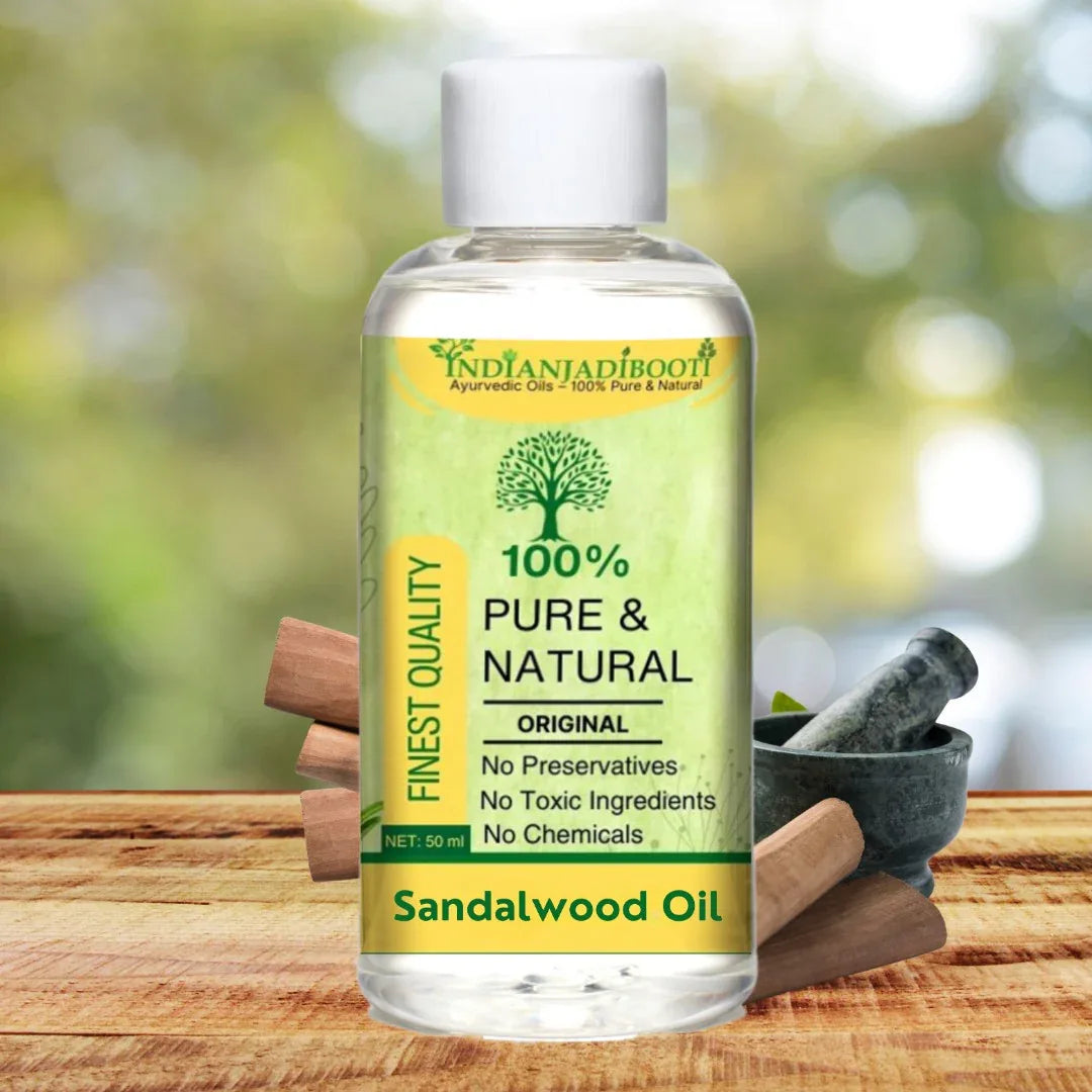 Sandalwood (White) Essential (Oil) - Safed Chandan (Tel) - Santalum Album by IndianJadiBooti - indianjadibooti