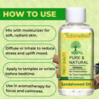 Sandalwood (White) Essential (Oil) - Safed Chandan (Tel) - Santalum Album by IndianJadiBooti - indianjadibooti