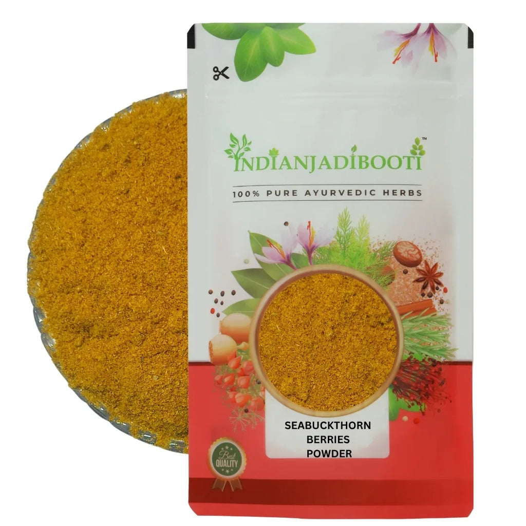 Sea Buckthorn (Berries) (Grated) (Powder) - Hippophae Rhamnoides - Nourishes Skin - Rich in Fatty Acids by IndianJadiBooti - indianjadibooti