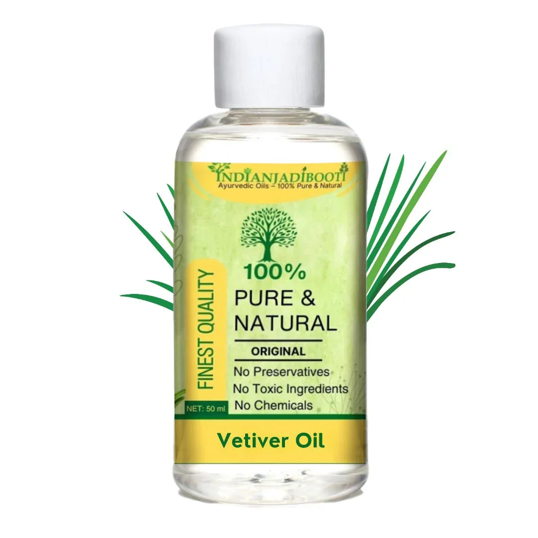 Vetiver Edible (Essential) (Oil) - Khas (Tel) - Khus (Tailam) - Ushira - Vala - Lavancha - Vetti Veru - Coleus Vettiveroides - Vilamichai Ver - Valak - Vetiveria Zizanioides - Kas Ramacham by IndianJadiBooti - indianjadibooti