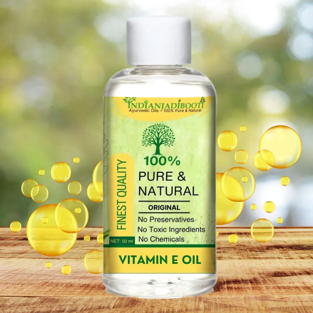 Vitamin (E) Edible (Oil) (Tel) (Tailam) (Pure & Natural) - The Skin Vitamin by IndianJadiBooti - indianjadibooti Main image